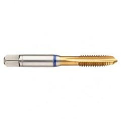 42437 3B 3-Flute Cobalt Blue Ring Spiral Point Plug Tap-TiN - Eagle Tool & Supply