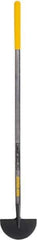 True Temper - 4-3/4" High x 9" Wide Round Steel Spade - 48" Long Wood Straight Handle, Front Turned - Eagle Tool & Supply