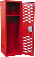 Hallowell - 1 Door, 1 Tier, Locker - Eagle Tool & Supply