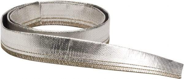 Atlantex - 3/4" ID Silver Radiant Heat Shield for Hoses - 25' Long, -40 to 425°F - Eagle Tool & Supply