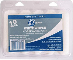 Premier Paint Roller - 3/8" Nap, 4" Wide Paint Mini Roller Covers - Semi-Smooth Texture, Woven - Eagle Tool & Supply