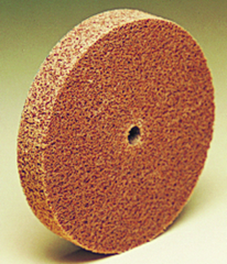 3" - MED Grit - Aluminum Oxide - Cut & Polish Unitized Wheel - Eagle Tool & Supply