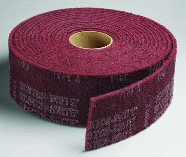 6'' x 30 ft. - Grade A Medium Grit - Scotch-Brite Clean & Finish Non Woven Abrasive Roll - Eagle Tool & Supply