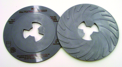 7" - Disc Pad Face Plate - Ribbed - Medium - Eagle Tool & Supply