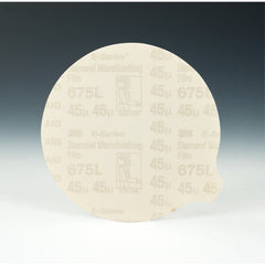 3M Hookit Diamond Microfinishing Film Disc 675L 45 Mic 5″ x NH Die 500LG - Exact Industrial Supply