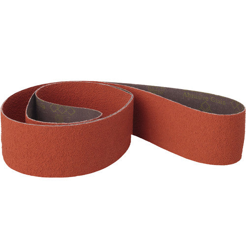 3M Cloth Belt 947D 80 X-weight 4″ × 306″ Film-lok Single-flex - Exact Industrial Supply