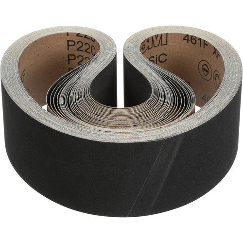 3M Cloth Belt 461F P180 XF-weight 4″ × 156″ Sine-lok Single-flex - Exact Industrial Supply