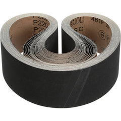 3M Cloth Belt 461F P220 XF-weight 4″ × 132″ Film-lok Single-flex - Exact Industrial Supply