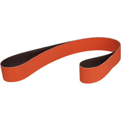 3M Cloth Belt 777F P180 X-weight 6″ × 48″ Top Butt 45 Degree Angle 20 - Exact Industrial Supply