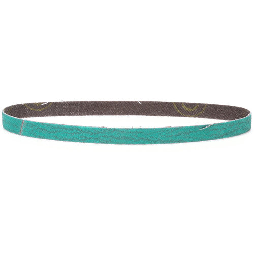 3M Green Corps Abrasive File Belt 36517 60 Grit 1/2″ × 18″ - Exact Industrial Supply