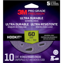 ‎3M Pro Grade Precision Ultra Durable Universal Hole Sanding Disc DUH560TRI-10I 5″ UH 60 - Exact Industrial Supply