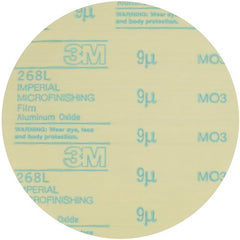 3M Hookit Microfinishing Film Disc 268L 30 Mic Type D 11″ x NH Die 1100F - Exact Industrial Supply