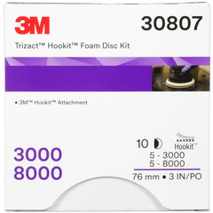 3M Trizact Hookit Foam Disc 30809 6″ 8000 - Exact Industrial Supply