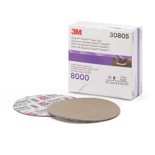 3M Trizact Hookit Foam Disc 30805 5″ 8000 - Exact Industrial Supply