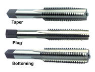 3 Piece M24x3.00 D8 4-Flute HSS Hand Tap Set (Taper, Plug, Bottoming) - Eagle Tool & Supply