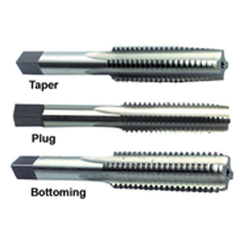 3 Pc. HSS Hand Tap Set (Plug, Taper, Bottoming) - Eagle Tool & Supply