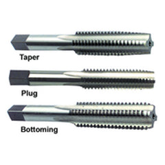 3 Pc. HSS Hand Tap Set (Plug, Taper, Bottoming) - Eagle Tool & Supply