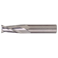 ‎9/32″ × 5/16″ × 3/4″ × 2-1/2″ RHS / RHC Solid Carbide 2-Flute Square End Single End General Purpose End Mill - TiAlN - Exact Industrial Supply