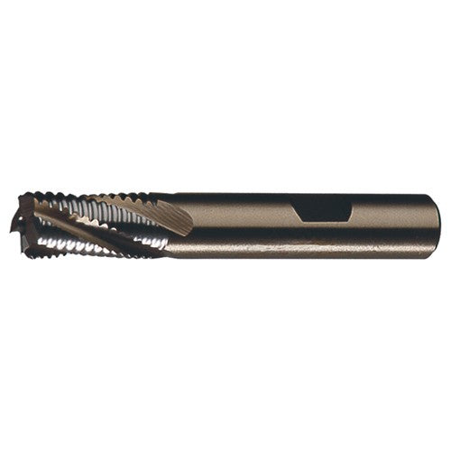‎1/2″ × 1/2″ × 1-1/4″ × 3-1/4″ RHS / RHC HSS-E (PM) Powder Metal Course Profile Roughing End Mill - MF SE NCC - Bright