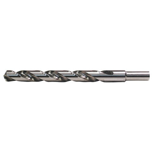 27/64 RHS / RHC HSS 118 Degree Radial Point General Purpose Jobber Length Drill - Bright - Exact Industrial Supply