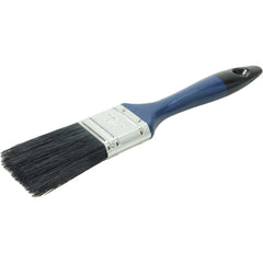 1-1/2″ Varnish Brush, Black China Bristle Fill, 2-1/4″ Trim Length, Blue Foam Handle - Eagle Tool & Supply