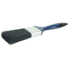 2″ Varnish Brush, Black China Bristle Fill, 3″ Trim Length, Blue Foam Handle - Eagle Tool & Supply