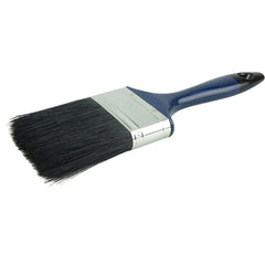 3″ Varnish Brush, Black China Bristle Fill, 3″ Trim Length, Blue Foam Handle - Eagle Tool & Supply