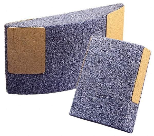 Norton - 11-1/4" Wide x 6" High x 2-1/4" Thick Grinding Segment - Aluminum Oxide, 30 Grit, Hardness G, Blue Print No. ME30777 - Eagle Tool & Supply