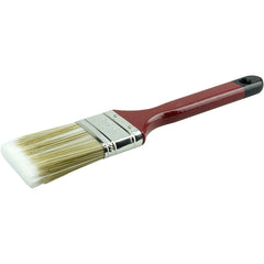 2″ Flat Sash Brush, Poly/Nylon Fill, 2-1/2″ Trim Length, Red Foam Handle - Eagle Tool & Supply