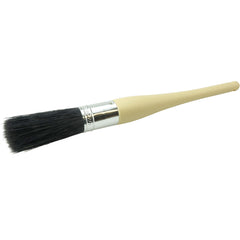 #101-1/16″ Oval Sash Brush, Black China Bristle, 3″ Trim Length, Plain Foam Handle - Eagle Tool & Supply