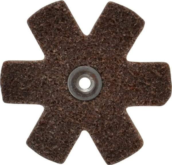 Superior Abrasives - 3" Diam Nonwoven Sanding Star - Coarse Grade, Eyelet, 8,000 RPM - Eagle Tool & Supply
