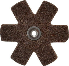 Superior Abrasives - 3" Diam Nonwoven Sanding Star - Coarse Grade, Eyelet, 8,000 RPM - Eagle Tool & Supply