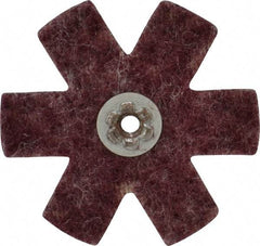 Superior Abrasives - 3" Diam Nonwoven Sanding Star - Medium Grade, Eyelet, 8,000 RPM - Eagle Tool & Supply