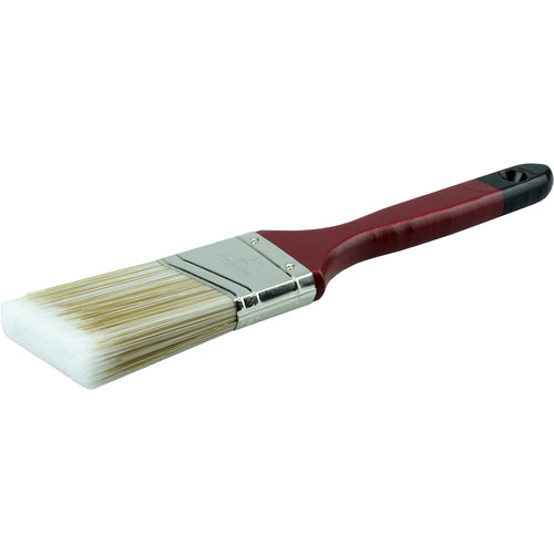 2″ Angled Sash Brush, Poly/Nylon Fill, 2-1/2″ Trim Length, Red Foam Handle - Eagle Tool & Supply