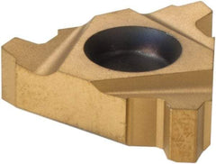 Seco - 22ER External Right Hand 5 Stub Acme Laydown Threading Insert - Grade CP500, TiAlN/TiN Coated Carbide, 12.7mm Inscribed Circle - Eagle Tool & Supply