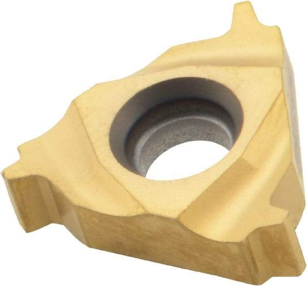 Seco - 16NR Internal Right Hand 12 Acme Laydown Threading Insert - Grade CP500, TiAlN/TiN Coated Carbide, 9.53mm Inscribed Circle - Eagle Tool & Supply