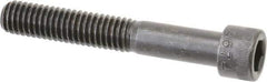 Made in USA - 3/8-16 UNC Hex Socket Drive, Socket Cap Screw - Alloy Steel, Black Oxide Finish, Partially Threaded, 2-1/2" Length Under Head - Eagle Tool & Supply