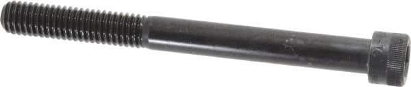 Holo-Krome - 3/8-16 UNC Hex Socket Drive, Socket Cap Screw - Alloy Steel, Black Oxide Finish, Partially Threaded, 4" Length Under Head - Eagle Tool & Supply