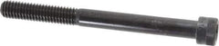 Holo-Krome - 3/8-16 UNC Hex Socket Drive, Socket Cap Screw - Alloy Steel, Black Oxide Finish, Partially Threaded, 4" Length Under Head - Eagle Tool & Supply