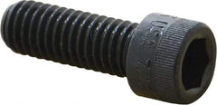 Made in USA - 7/16-14 UNC Hex Socket Drive, Socket Cap Screw - Alloy Steel, Black Oxide Finish, Fully Threaded, 1-1/4" Length Under Head - Eagle Tool & Supply