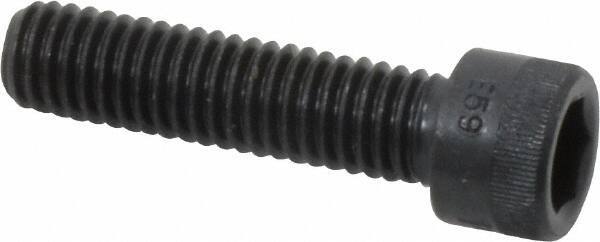 Made in USA - 7/16-14 UNC Hex Socket Drive, Socket Cap Screw - Alloy Steel, Black Oxide Finish, Fully Threaded, 1-3/4" Length Under Head - Eagle Tool & Supply