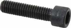 Made in USA - 7/16-14 UNC Hex Socket Drive, Socket Cap Screw - Alloy Steel, Black Oxide Finish, Fully Threaded, 1-3/4" Length Under Head - Eagle Tool & Supply