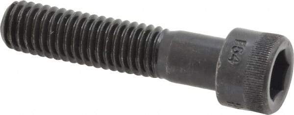 Made in USA - 7/16-14 UNC Hex Socket Drive, Socket Cap Screw - Alloy Steel, Black Oxide Finish, Partially Threaded, 2" Length Under Head - Eagle Tool & Supply