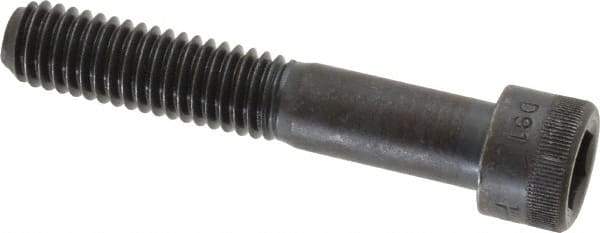 Made in USA - 7/16-14 UNC Hex Socket Drive, Socket Cap Screw - Alloy Steel, Black Oxide Finish, Partially Threaded, 2-1/2" Length Under Head - Eagle Tool & Supply