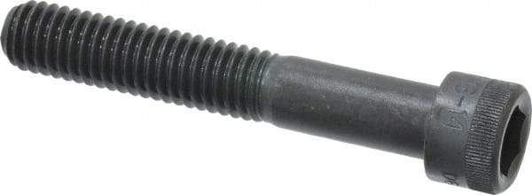 Made in USA - 7/16-14 UNC Hex Socket Drive, Socket Cap Screw - Alloy Steel, Black Oxide Finish, Partially Threaded, 2-3/4" Length Under Head - Eagle Tool & Supply
