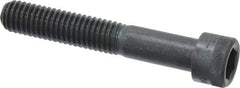 Made in USA - 7/16-14 UNC Hex Socket Drive, Socket Cap Screw - Alloy Steel, Black Oxide Finish, Partially Threaded, 2-3/4" Length Under Head - Eagle Tool & Supply
