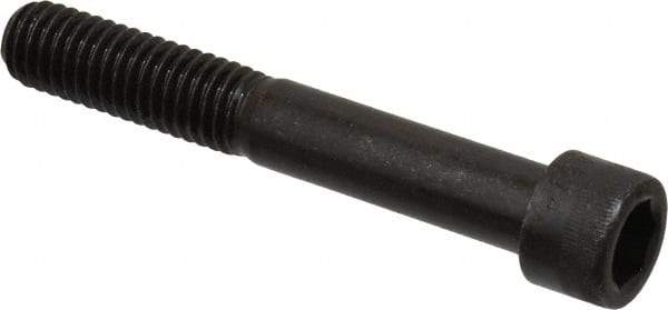 Made in USA - 7/16-14 UNC Hex Socket Drive, Socket Cap Screw - Alloy Steel, Black Oxide Finish, Partially Threaded, 3" Length Under Head - Eagle Tool & Supply