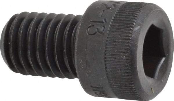 Made in USA - 1/2-13 UNC Hex Socket Drive, Socket Cap Screw - Alloy Steel, Black Oxide Finish, Fully Threaded, 3/4" Length Under Head - Eagle Tool & Supply