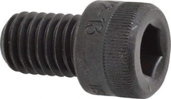 Made in USA - 1/2-13 UNC Hex Socket Drive, Socket Cap Screw - Alloy Steel, Black Oxide Finish, Fully Threaded, 3/4" Length Under Head - Eagle Tool & Supply
