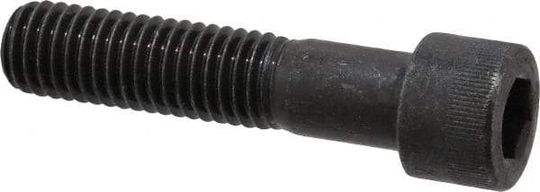 Made in USA - 1/2-13 UNC Hex Socket Drive, Socket Cap Screw - Alloy Steel, Black Oxide Finish, Partially Threaded, 2-1/4" Length Under Head - Eagle Tool & Supply